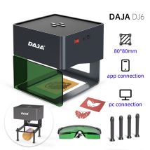 DAJA Mini incisore laser portatile fai da te macchina Bluetooth dipinta targhetta per cani carta pelle legno plastica logo macchina CNC