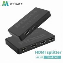 4x1 HDMI-kompatibler Video-Umschalter HD 4k HDMI-Splitter 1 in 4 Out HDMI-Schalter 2x1 Hub-Adapter für PS4-Laptop-Monitorprojektor