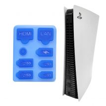 Tappo antipolvere Previene la copertura protettiva Custodia in silicone Porte USB antipolvere Kit antipolvere per accessori console Playstation 5 PS5 Slim