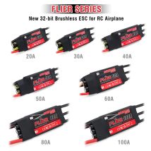 SURPASS HOBBY Flier 20/30/40/50/60/80/100A Bürstenloser ESC-Geschwindigkeitsregler für RC-Flugzeuge-Hubschrauber