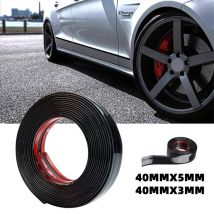 5m/3m x 40mm Autotür Karosserie Seitens chürze Form verkleidung hells chwarz Autodach wasserdicht Kühlergrill Fenster dekorative Schutzst reifen