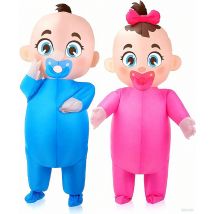 Neue aufblasbare Babykostüme für Erwachsene, lustige aufblasbare Maskottchenanzüge für Jungen und Mädchen, Baby-Show, verkleidet, Party, Halloween, Karneval