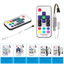 DC5-24V WS2811 WS2812B Led Pixel Streifen Licht Controller WS2812 USB/DC MINI 3 Tasten RF 14/17/21 tasten Led Band Fernbedienung