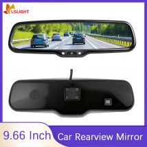 9.66 New Car Rearview Mirror Inch RCA 4PIN Monitor AHD 1080P HD Reversing Full Screen Display For Car Universal Accessories