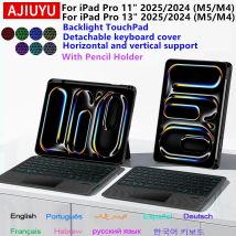 Backlight Magic Keyboard Case for iPad Pro M5 11 13 inch 2025 Smart Detachable Keyboard Cover for iPad Pro 13 11'' M5 M4 Funda