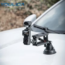 Für DJI Pocket 3/Action 4/5 Pro/Insta360 X5 X4 GO3S/Gopro Kamera Auto Halterung stabilisator Z-achse Stoßdämpfer Saugnapf Halterung