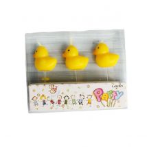 Flamingo Animal Candle Baby Shower Birthday Cake Topper Dinosaur Duck Tiger Head Retro Robot  Letters Love Baking Decor Supplies