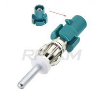 Adattatore per Antenna Stereo per auto connettore Radio FM AM convertitore da Fakra a DIN per Antenna per ricevitore auto