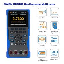 OWON HDS Oszilloskop-Multimeter, 4,5-stelliges 20000/60000 zählt True RMS-Multimeter, 1 MHz 1-Kanal-Oszilloskop, AC-DC-Voltmeter-Strom