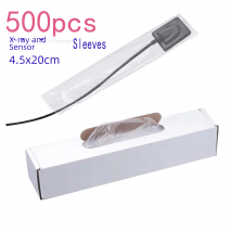 500 sztuk/pudło Nowe jednorazowe plastikowe plastikowe osłony czujnika cyfrowego rentgenowskiego