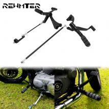 Motorrad-Vorwärtssteuerung, komplettes Kit, Heringe, Hebelgestänge, schwarz, für Harley Sportster