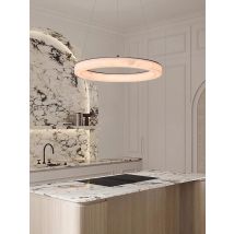 Lampa wisząca LED z serii Marble, okrągła, designerska, z możliwością ściemniania, oprawa oświetleniowa do salonu, żyrandol.