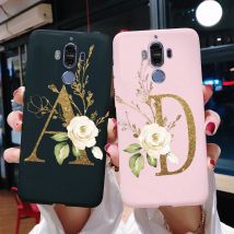 Nette Buchstaben Telefon Fall Für Huawei Mate 9 Abdeckung Mate 9 MHA-L29 MHA-L09 Weiche Silikon Schutz Fall Für Huawei Mate 9 Funda coque