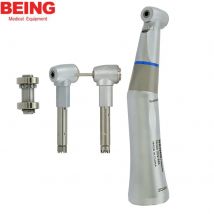 BEING Dental INTRAmatic Fiberoptyczna Końcówka Kątowa z Włóknem Optycznym, Różowa, 202CAPB, Końcówka Dentystyczna 1:1