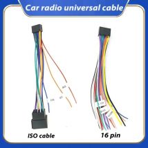 16-poliger ISO/Universal-Adapter für VW, Ford, Honda, Auto, Stereo, Multimedia-Player, Anschluss, Draht, Stecker, Kit, Audio-Kabelbaum