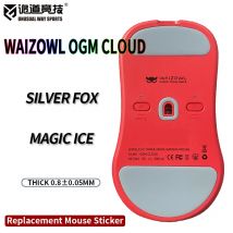 InualWaySports Patines de ratón pies Waizowl OGM Cloud Glides Curve Edge Magic Ice Silver Fox versión