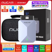 MUCAR BT200 MAX Długożytny Bezpłatny Automatyczny Skaner OBD2 Pełny System 15 Resetów CAN-FD Dwukierunkowy ECM TCM ABS Narzędzia Diagnostyczne Samochodowe