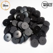 28mm Round Bases  for Gaming Miniatures and Table Games