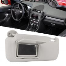Car Sun Visor Left Driver Side Gray High Hardness Sun Visor with Vanity Mirror Sun Visor for Car Car Sun Visor PVC Car Sun Visor