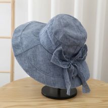 Neue Frauen Big Bow Sonnenhut breite Krempe Sommer Panama Hüte für Frauen Mode Strand Eimer Hut weibliche Schatten Sonnen kappen