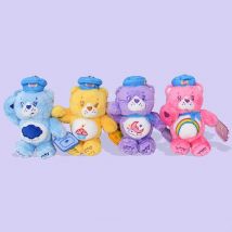 Pflege Bären Pilot Plüsch Anhänger niedlichen Cartoon ausgestopfte Schlüssel ringe Mädchen Tasche Bakcpack Autos Plüsch Schlüssel anhänger Weihnachts geschenk