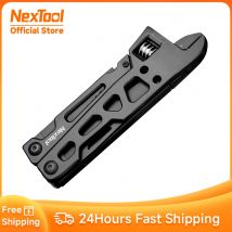 NexTool-llave fija de escala multiherramienta, Kit de herramientas de mano plegable, alicates 9 en 1, puntas de destornillador, sierra de madera, herramientas de trabajo de madera