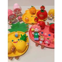 New Genuine Rico Happy Friends With Me Series Blind Box Mini Figurine Collectible Desktop Ornaments As A Great Gifts