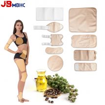 Rizinusöl-Packungswickel, Rizinusöl-Packungswickel, Leber, organisch, für Bauch, Brust, Bein, Gelenk, Knie, Rücken, wiederverwendbar, Anti-Öl-Leck-Schlafhilfe