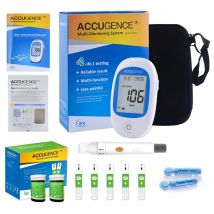 Kit misuratore di cétono nel sangue per test rapido per la dieta Keto con monitor di cétono e strisce 30 pezzi con lancette per cétosi e dieta cetogenica