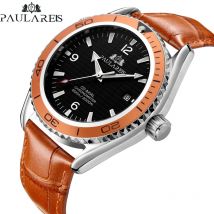 2025 neue Männer Mechanische Uhren Top Marke Luxus Lederband Wasserdicht Kalender Automatische Uhr Business Herren Armbanduhr