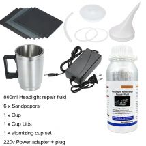 Auto Scheinwerfer Restaurierung chemische Politur flüssige Polymer Verdampfer Garage Werkzeuge Auto Scheinwerfer Renovierung Reparatur Kratzer Entferner