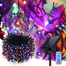 328ft-33ft LED Solar String Licht Fee Outdoor Garten wasserdichte Lampe 2024 Weihnachts girlande Weihnachten Weihnachts feier Home Dekoration