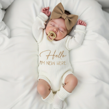 2-teiliges Strick-Baby-Pullover-Set für Neugeborene, Schleife, Damen-Baby-Pullover, Sweatshirt für Herbst- und Winter-Baby-Outfits