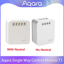 Aqara Single Channel Relay Controller T1 Switch Module Zigbee 3.0 No / With Neutral Smart Home Timers Work With Homekit APP