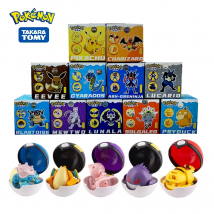 Originale Pokemon Elf Ball Giocattoli Pocket Monsters Figure Modello Pikachu Gengar Elf Ball Dragonite Snorlax Lapras Giocattolo per bambini