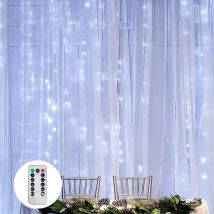 Hochzeit Girlande Lichterkette Outdoor 8-Modus LED USB Vorhang Lichterkette Weihnachtsbaum Urlaub Dekoration Garten Licht