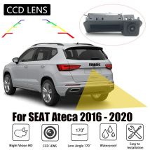 Rückfahrkamera für SEAT Ateca I 2016 bis 2019, HD-Kofferraumgriff, Nachtsicht, Backup-Rückfahrkamera