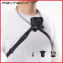 PGYTECH-Soporte de cuello para Cámara de Acción, accesorio de silicona para GoPro 12/11/10 Insta360/DJI Osmo Action