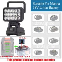 Per Makita 18V Li-Ion Batteria Strumento Accessori 15 Perline LED Lampada da lavoro Torcia Torcia Faretto Strumento di emergenza Luce