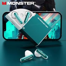 Monster-auriculares inalámbricos XKT17, audífonos originales con Bluetooth 5,3, reducción de ruido, micrófono, deportivos, novedad