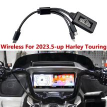 Road Faith Motorrad-Wireless-Carplay-Adapter für Harley 2023-up 121CVO 2019–2022 117CVO Touring Street/Road Glide für iPhone