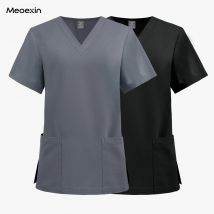 Wholesale Medical Blouses Doctor Nurse Scrub Hospital Uniforms Clinic Medical Nursing Clothes Beauty Salon Dental Scrub Workwear