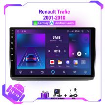 Android Für Renault Trafic 2001-2010 Auto Radio Multimedia-Player Navigation GPS Stereo Autoradio WIFI 4G Kopf Einheit carplay BT