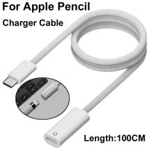 Cavo di ricarica USB tipo C maschio-femmina da 1 m Bluetooth per Apple Pencil Solo alimentatore per penna tablet PC Ipad di prima generazione