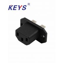 10 PCS AC-04E AC-221 AC power socket switch with ears for Electromobile