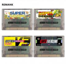 REMANK SFC SNES Patrone 3000-in1 EVERGAME Super DSP SNES Patrone Super V3.0 16-Bit JP/EU/US DIY Videospielkonsole Zubehör