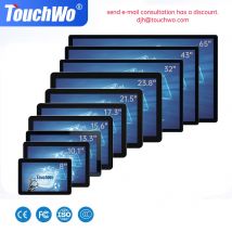 TouchWo 8 bis 65 Zoll Wandmontierter Touchscreen-Monitor USB HDMI VGA für Laptop-Touchscreen-Monitor für Gewerbe und Industrie