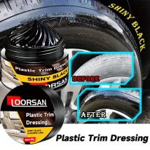 LOORSAN Crema multiuso per la cura dell'auto - Restauratore in ecopelle e plastica per sedili, cruscotti e rinnovamento dei pneumatici