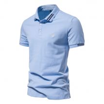 AIOPEON Marca 100% Cotone Polo da uomo Casual Tinta unita Manica corta Polo da uomo Nuova estate Desinger Abbigliamento Uomo