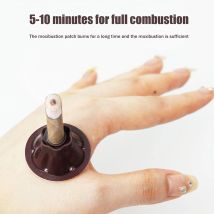 50Pcs Moxibustion Tube Paste Moxa Self-stick Mugwort Candle Therapy Heating Acupunture Meridian Massager Tools Replaceable